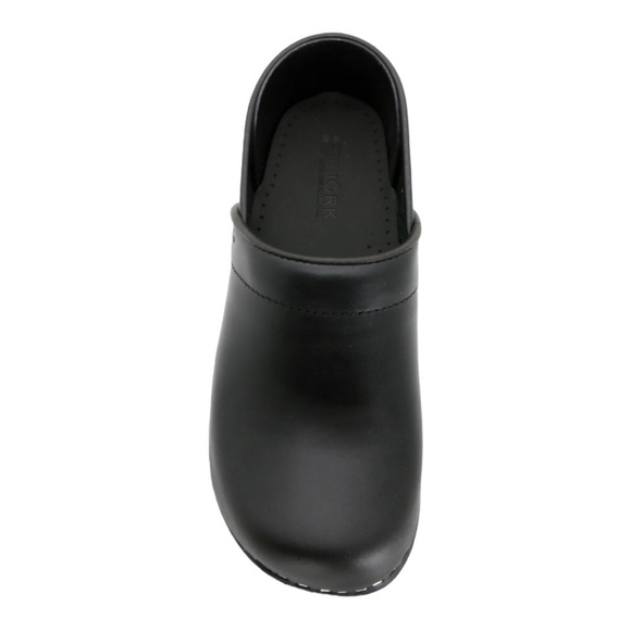 Klagn Swedish Professional Oiled Leather Clogs in Black NIB - Picture 4 of 9